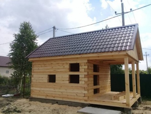 Брусовый дом 16 м2 в ММС