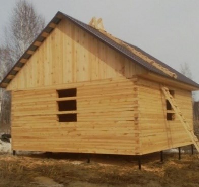Деревянный в СНТ Плодовое